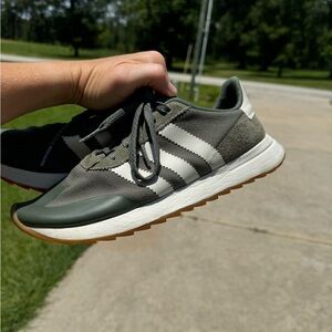 Green Adidas Tennis Shoes